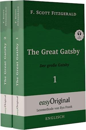 Cover for F. Scott Fitzgerald · The Great Gatsby / Der große Gatsby - 2 Teile (Buch + Audio-Online) - Lesemethode von Ilya Frank - Zweisprachige Ausgabe Englisch-Deutsch (Bog) (2023)