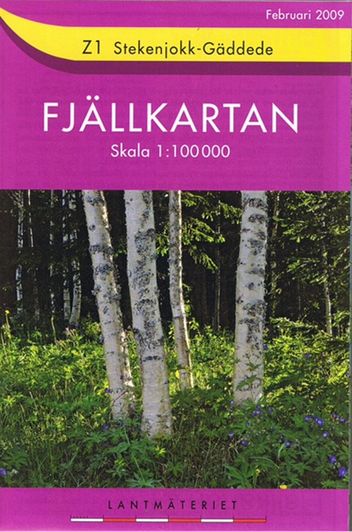 Cover for Lantmäteriet · Fjällkartan Z: Stenjokk - Gäddede (Hardcover Book) (2009)