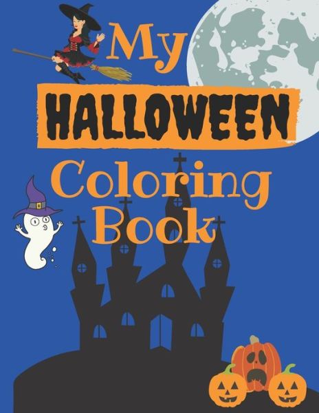 Cover for Enami Art · My halloween Coloring Book (Pocketbok) (2020)