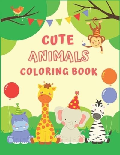 Cover for Coloring Books · Cute Animals Coloring Book (Paperback Book) (2021)