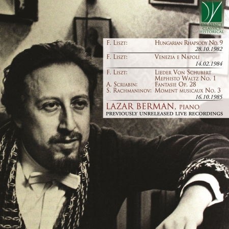 Cover for Berman · Piano Music: Historical Live Recording (CD) (2020)