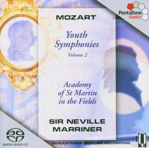 W.A. Mozart - Youth Symphonies Vol. 2 - Sir Neville Marriner / Academy St. Martin in the Fields - Music - PENTATONE MUSIC - 0827949113680 - March 1, 2009