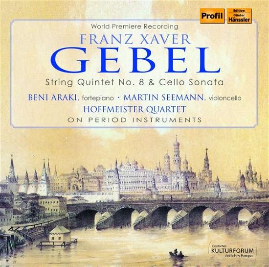 Cover for Araki / Hoffmeister Quartet · Gebel / String Quintet No 8 (CD) (2016)