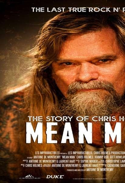 Cover for Blu-ray · Mean Man: the Story of Chris Holmes (Blu-ray) (2021)