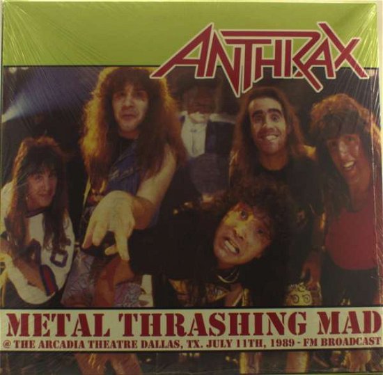 Cover for Anthrax · Metal Thrashing Mad 1989 (LP) (2015)