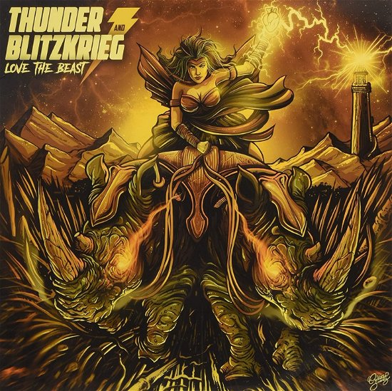 Cover for Thunder &amp; Blitzkrieg · Love The Beast (LP) (2018)