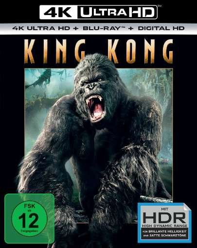 Cover for Naomi Watts,adrien Brody,jack Black · King Kong-extended Edition (4K UHD Blu-ray) (2017)