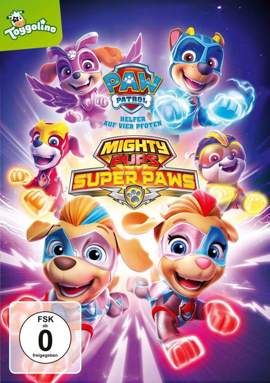 Cover for Paw Patrol - mighty Pups Super Paws (DVD) (2020)