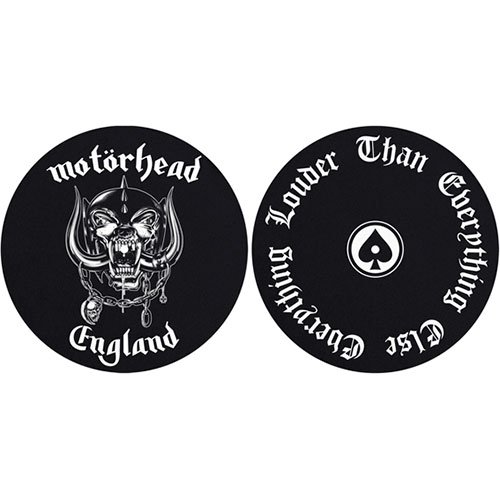 Cover for Motörhead · England &amp; Louder - SLIPMATS (Vinyltilbehør)