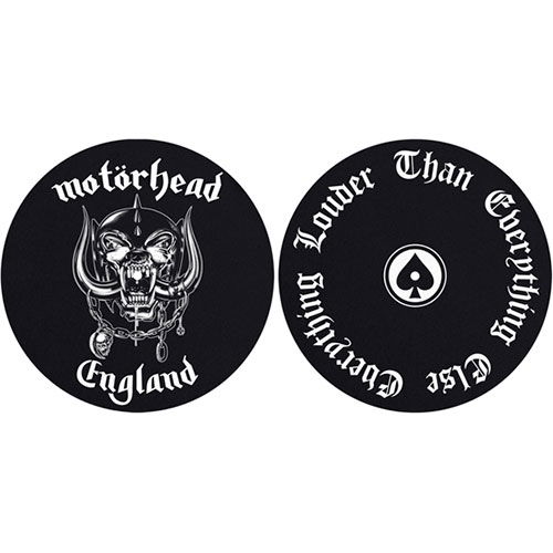 England & Louder - SLIPMATS - Motörhead - Audio & HiFi - ROCK OFF - 5055339772680 - 