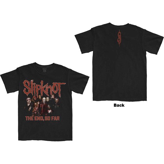 Cover for Slipknot · Slipknot Unisex T-Shirt: The End, So Far Group Photo (Back Print) (T-shirt) [size S]