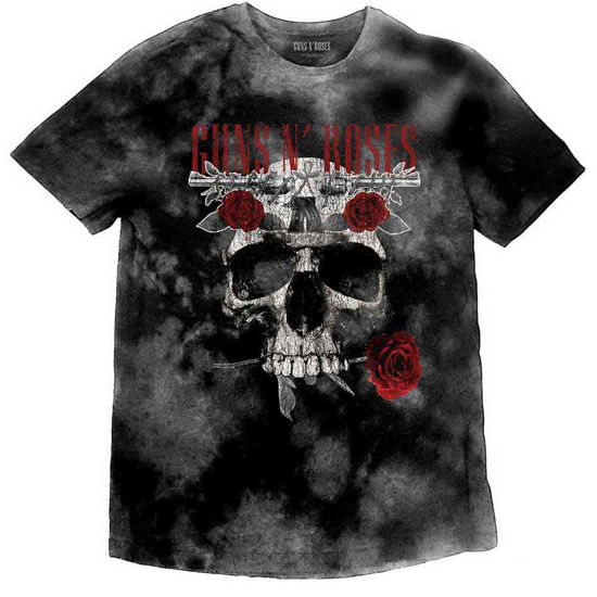 Guns N Roses · Guns N' Roses Kids T-Shirt: Flower Skull (Wash Collection) (9-10 Years) (T-shirt) [size 9-10yrs]