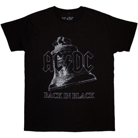 Cover for AC/DC · AC/DC Unisex T-Shirt: Back In Black Bell (Black) (T-shirt) [size S] (2024)