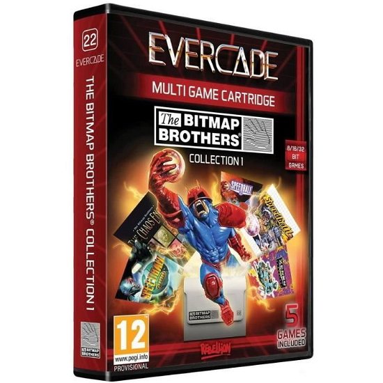 Cover for Blaze Evercade Bitmap Brothers Cartridge 1 · Blaze Evercade Bitmap Brothers Cartridge 1 - Efigs (Legetøj)