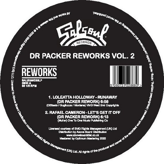 Dr. Packer Reworks Vol. 2 - Loleatta Holloway - Musik - SALSOUL - 5060731228680 - 3. juli 2020