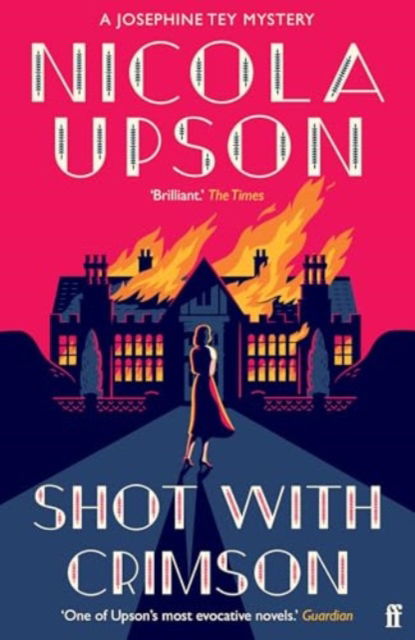 Cover for Nicola Upson · Shot with Crimson: An evocative murder mystery plays out on the set of Hitchcock's Rebecca (Paperback Book) [Main edition] (2024)