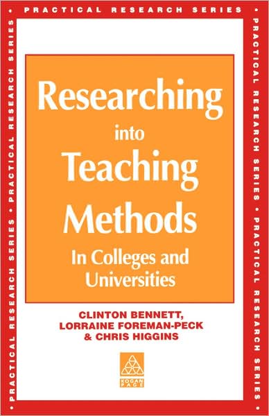 Cover for Clinton Bennett · Researching into Teaching Methods: In Colleges and Universities (Paperback Book) (1996)