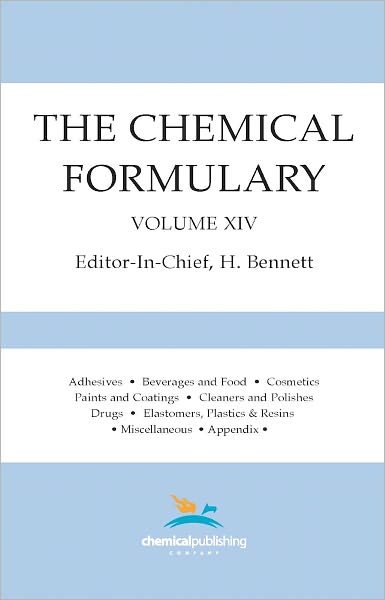 Cover for H Bennett · The Chemical Formulary, Volume 14: Volume 14 (Paperback Book) (1968)
