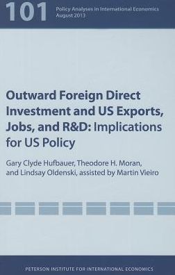 Cover for Gary Clyde Hufbauer · Outward Foreign Direct Investment and US Exports – Implications for US Policy (Paperback Book) (2013)