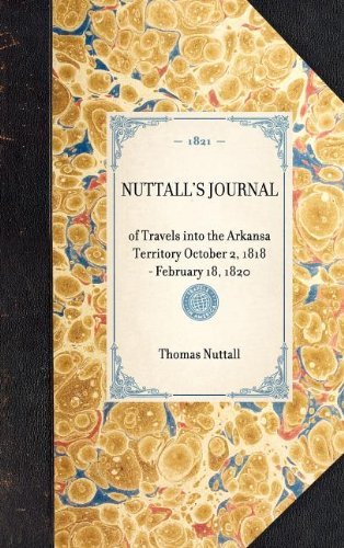 Cover for Thomas Nuttall · Nuttall's Journal (Travel in America) (Inbunden Bok) (2003)