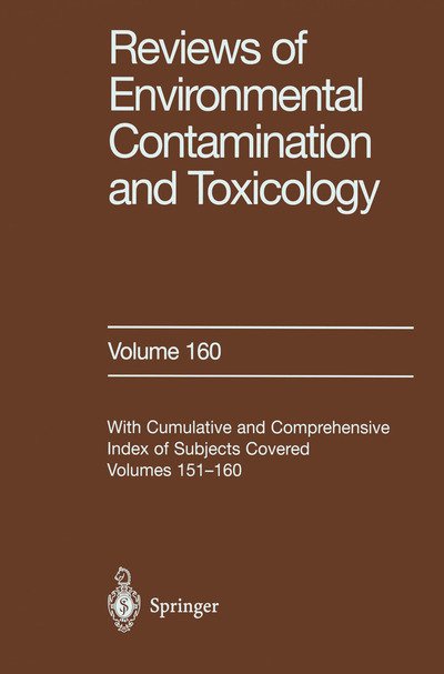 Cover for George W. Ware · Reviews of Environmental Contamination and Toxicology: Continuation of Residue Reviews - Reviews of Environmental Contamination and Toxicology (Taschenbuch) [Softcover reprint of the original 1st ed. 1999 edition] (2012)
