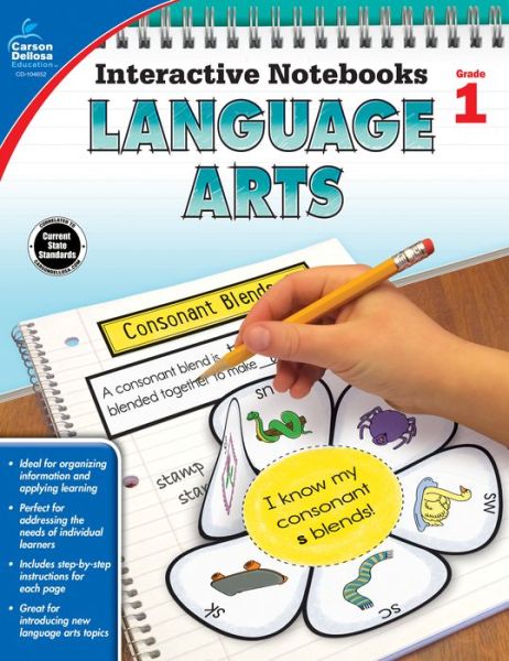 Language Arts, Grade 1 - Carson-dellosa Publishing - Bücher - Carson Dellosa Publishing Company - 9781483824680 - 16. Juli 2015