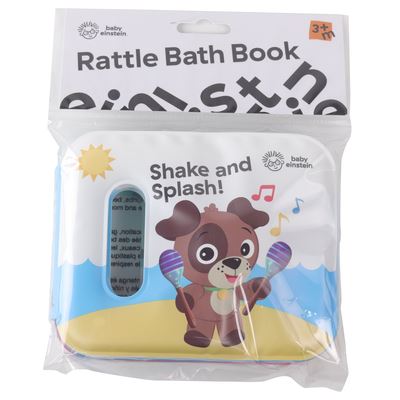 Cover for Editors of Phoenix International Publications · Baby Einstein - Shake and Splash! Rattle Bath Book - PI Kids (Book) (2021)