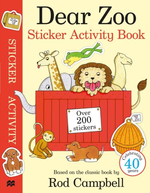 Cover for Rod Campbell · Dear Zoo Sticker Activity Book (Paperback Book) (2022)