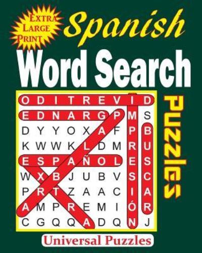 Cover for Universal Puzzles · Spanish Word Search Puzzles (Paperback Book) (2016)