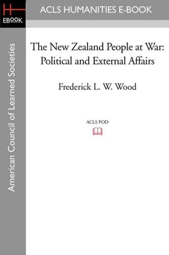 Cover for Sybil D. Washington · The New Zealand People at War: Political and External Affairs (Pocketbok) (2008)
