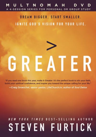 Greater DVD: Ignite God's Vision for Your Life - Steven Furtick - Filme - Multnomah Press - 9781601426680 - 6. Mai 2014