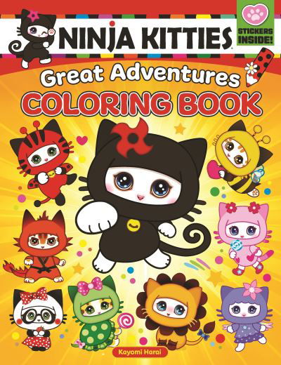 Cover for Kayomi Harai · Ninja Kitties Great Adventures Coloring Book - Ninja Kitties (Pocketbok) (2020)