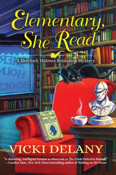 Cover for Vicki Delany · Elementary, She Read: A Sherlock Holmes Bookshop Mystery (Pocketbok) (2017)