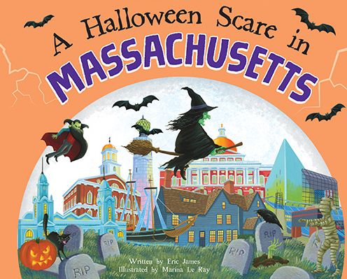 Cover for Eric James · A Halloween Scare in Massachusetts (Hardcover Book) (2021)