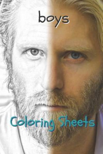 Cover for Coloring Books · Boy Coloring Sheets (Paperback Book) (2019)