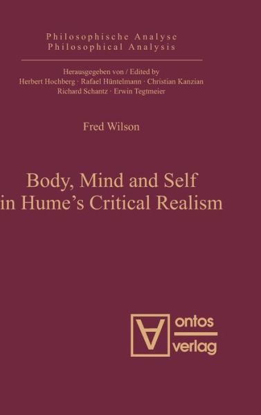 Cover for Fred Wilson · Body, Mind and Self in Hume's Critical Realism (Bok) (2008)