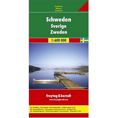 Cover for Freytag &amp; Berndt · Freytag &amp; Berndt Road Map: Schweden (Hardcover Book) (2015)