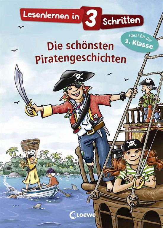 Cover for Lesenlernen In 3 Schritten · Lesenlernen in 3 Schritten - Piratenges (Book)