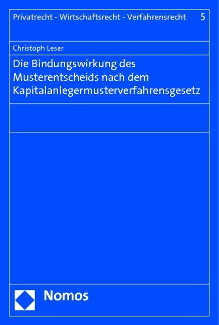 Die Bindungswirkung des Musterent - Leser - Książki -  - 9783848711680 - 