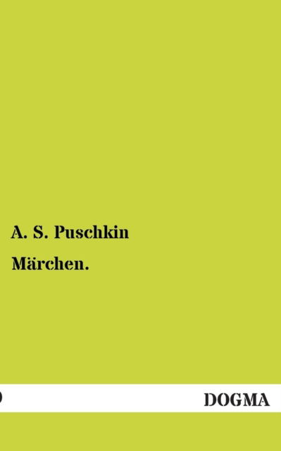 Cover for A. S. Puschkin · Marchen (Paperback Book) [German edition] (2013)