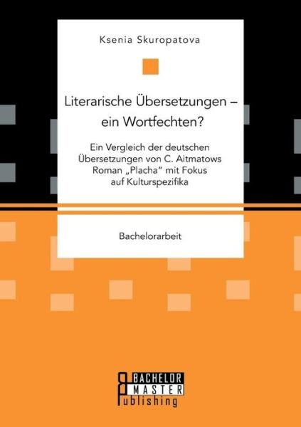 Cover for Skuropatova · Literarische Übersetzungen (Book) (2018)