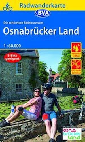 Cover for BVA Bielefelder Verlag · Radwanderkarte BVA Radwandern im Osnabrücker Land 1:60.000, reiß- und wetterfest, GPS-Tracks Download (Landkarten) (2021)