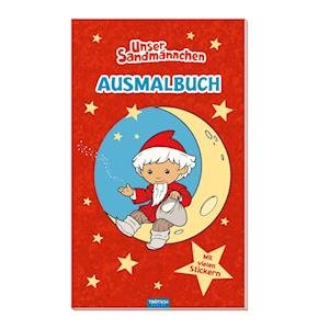 Cover for Trötsch Verlag · Trötsch Unser Sandmännchen Malbuch Ausmalbuch mit Stickern (Book) (2023)