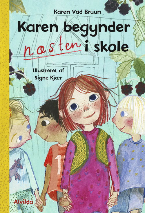 Cover for Karen Vad Bruun · Karen begynder NÆSTEN i skole (2) (Indbundet Bog) [1. udgave] (2021)