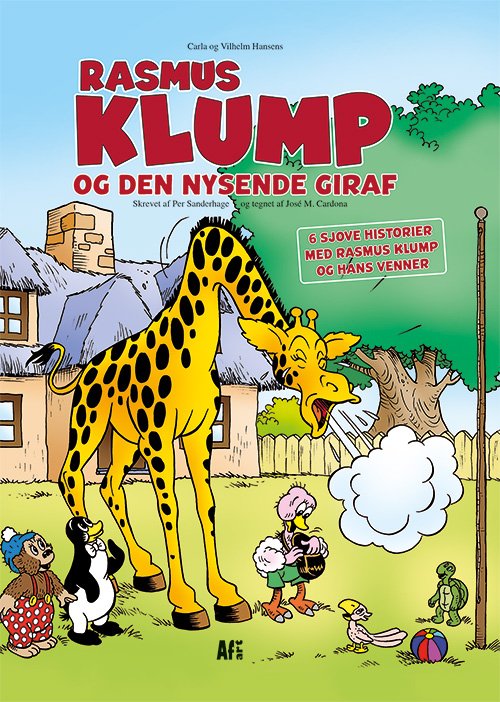 Cover for Per Sanderhage · Rasmus Klump: Rasmus Klump og den nysende giraf (Hardcover Book) [1.º edición] (2023)