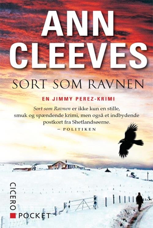 Cover for Ann Cleeves · Shetland-serien 1: Sort som ravnen (Book) [2.º edición] [Pocket] (2009)