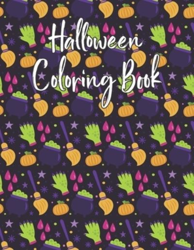 Cover for Mofiz Publication · Halloween coloring book (Paperback Bog) (2020)