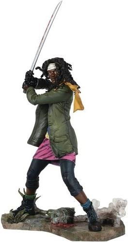 Walking Dead Gallery Michonne Pvc Statue - Diamond Select - Produtos - Diamond Select Toys - 0699788101681 - 8 de março de 2024