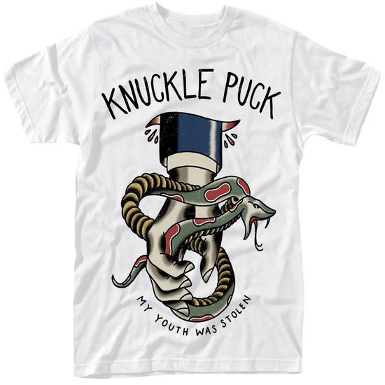 Cover for Knuckle Puck · Snake White (T-shirt) [size M] (2016)