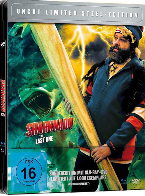 Sharknado 6 - Limited Steel Edition (Blu-ray+dvd) - Reid,tara / Ziering,ian / Fox,vivica A. - Film - WHITE PEARL MOVIES / DAREDO - 4059473005681 - 20. august 2021